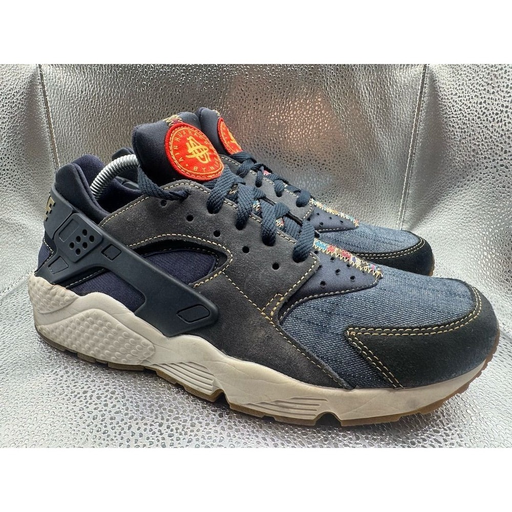 Nike‎ Air Huarache Run SE Afro Punk Men's Sneakers Blue Size 10